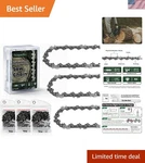 Efficient 18 Inch Chainsaw Replacement, .050" Gauge, Durable & Lightweight New. Price: $39.99.