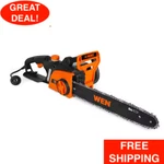 14 In. Corded 10-AMP Electric Chainsaw Lightweight Design Auto-oiling System New. Price: $79.99.