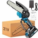 6 Inch Electric Mini Chainsaw Cordless Handheld (1X 21V Battery + Chain) New. Price: $19.88.