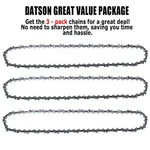 18" Chainsaw Blade For Makita GCU06Z 40V Lxt Full Chisel 3/8"LP 62DL 050 New. Price: $25.99.
