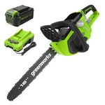 Greenworks 40V 16 Inch Chainsaw 1500W Brushless With 4AH Battery And 2A Charger New. Price: $299.99.