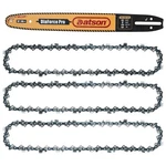 16" Chainsaw Guide Bar&chains 56DL 3/8"LP,043"G For Greenworks 20152 Digipro 40V New. Price: $39.99.