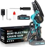 Mini Chainsaw,portable Electric Chainsaws Cordless,handheld Pruning Sh New. Price: $53.63.