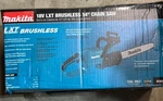 Makita XCU11Z 18V Lxt Lithium-ion Brushless Cordless 14" Chain Saw, Tool Only New. Price: $230.00.