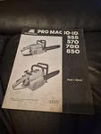 Vintage Mcculloch Pro Mac 10-10 555 570 700 850 Owners Manual 1977 Very. Price: $10.00.