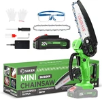 Mini CORDLESS,6 Inch Chainsaw, Electric Battery New. Price: $67.48.