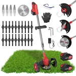 Teqhome Cordless Weed Wacker Battery Powered Eater 3 1 Stringless Grass New. Price: $96.75.