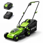 Steelite 13" Cordless Electric 21V Brushless Motor Lawn Mower With 4.0AH Battery New. Price: $149.99.