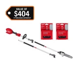 M18 Fuel 18V 10 In. Brushless Cordless Battery Powered Pole Saw With Quik-lok New. Price: $390.88.