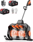 16" Cordless Snow Shovel Gearpass 21V W/ Batteries & Charger Lightweight Open. Price: $99.97.
