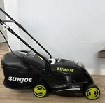 New Open Box Sun Joe 28V Cordless Lawn Mower 14" Battery & Charger Included. Price: $189.94.